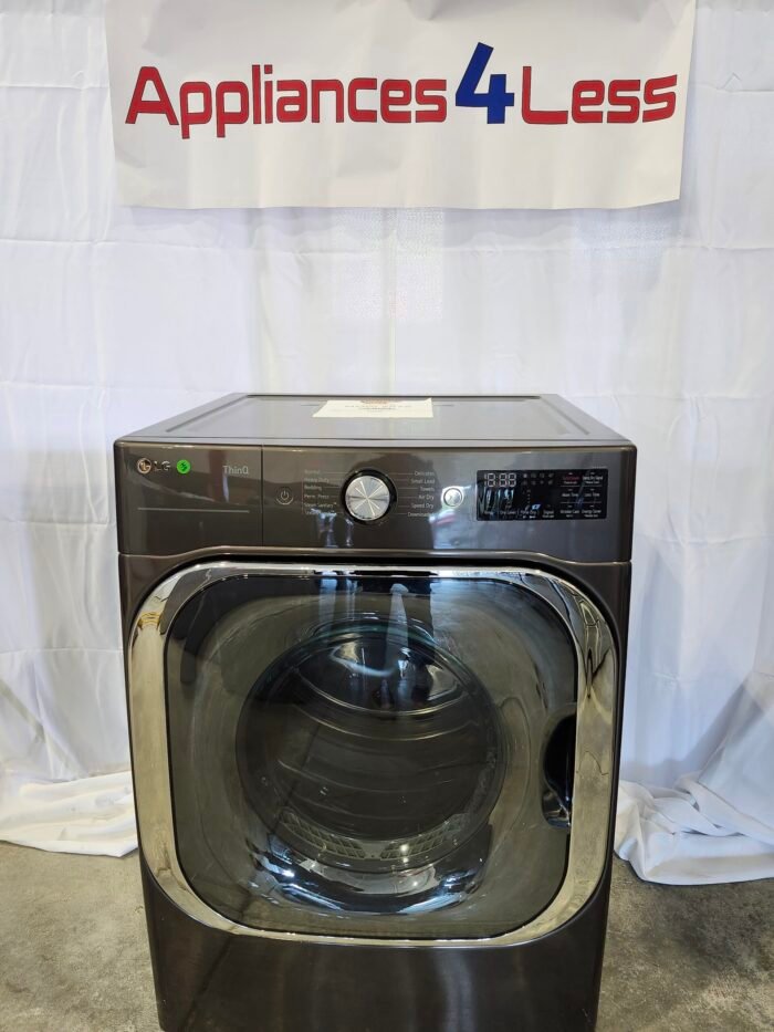 9.0 cu. ft. Mega Capacity Smart wi-fi Enabled Front Load Electric Dryer with TurboSteam™ and Built-In Intelligence - Image 1