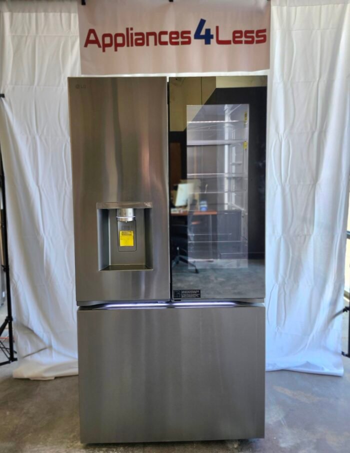 26 cu. ft. Smart Mirror InstaView® Counter-Depth MAX™ French Door Refrigerator with Four Types of Ice - Image 1