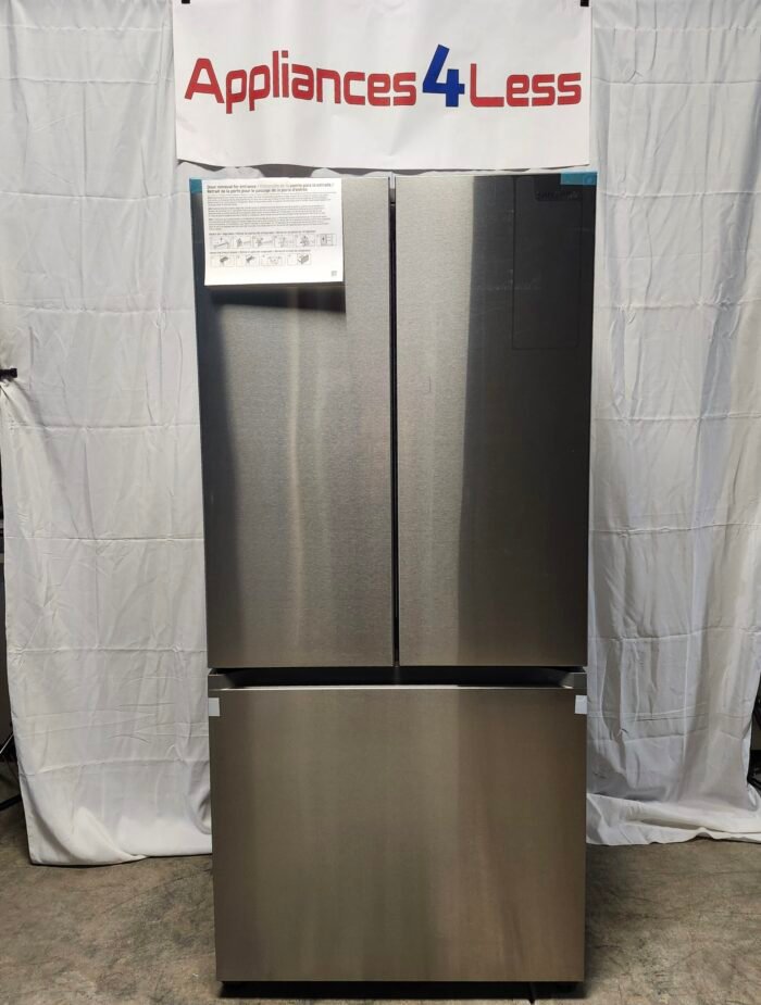 17.5 cu. ft. 3-Door French Door Smart Refrigerator in Stainless Steel, Counter Depth - Image 1
