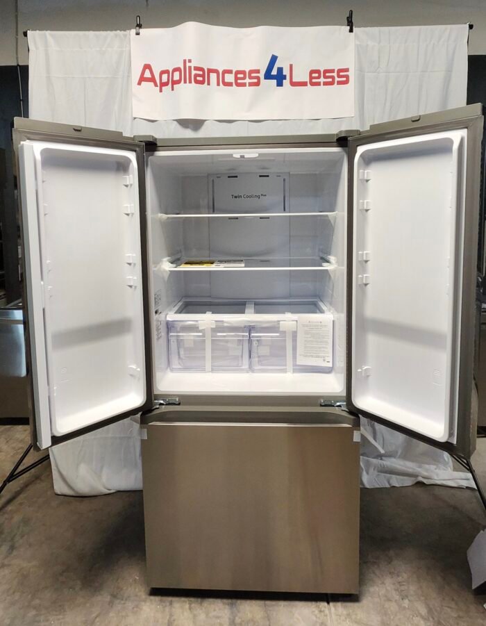 17.5 cu. ft. 3-Door French Door Smart Refrigerator in Stainless Steel, Counter Depth - Image 2