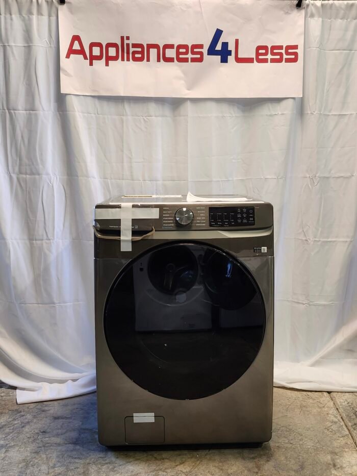 Samsung 4.5 cu. ft. Smart High-Efficiency Front Load Washer with Super Speed in Platinum - Image 1